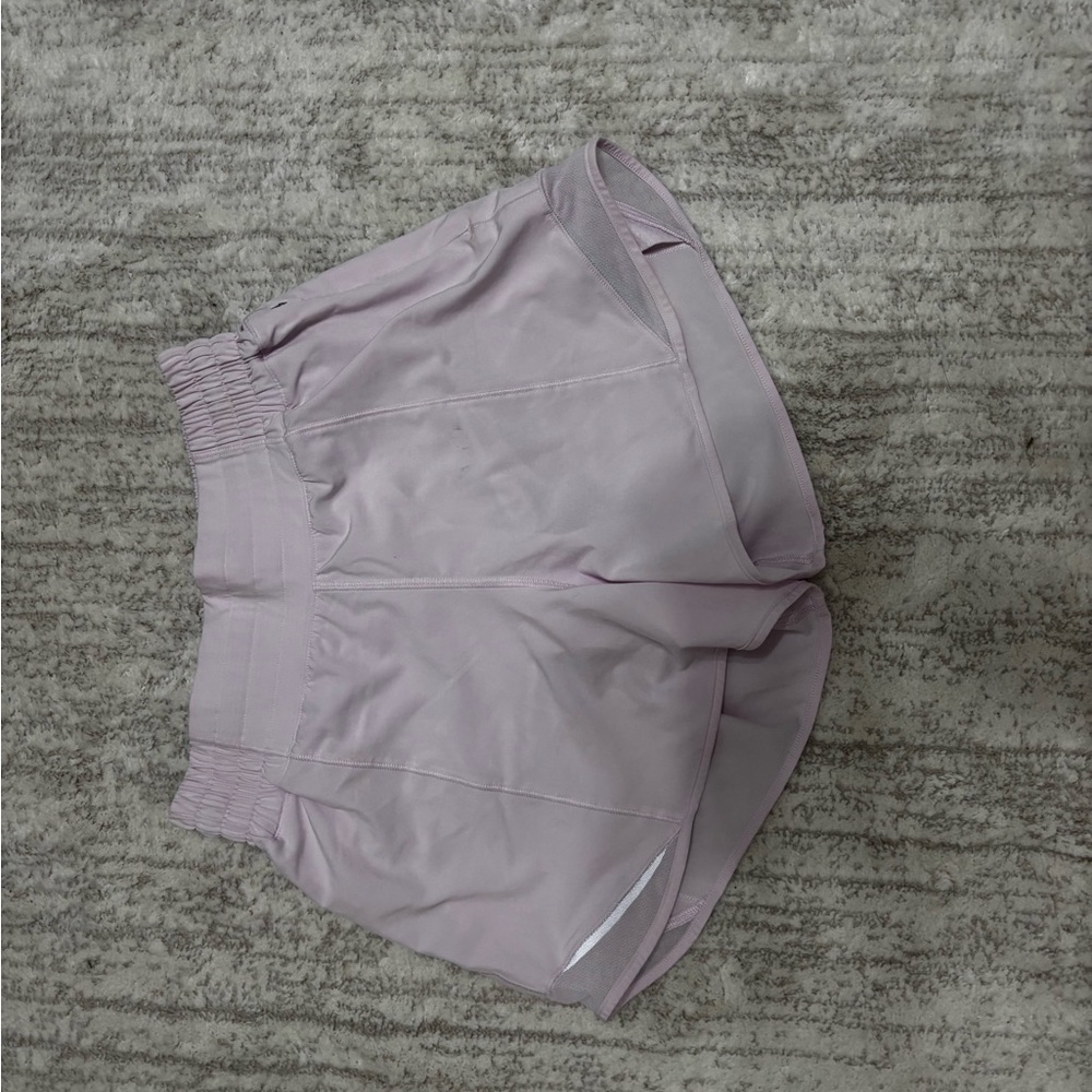 Lululemon Athletica Light Pink Athletic Shorts